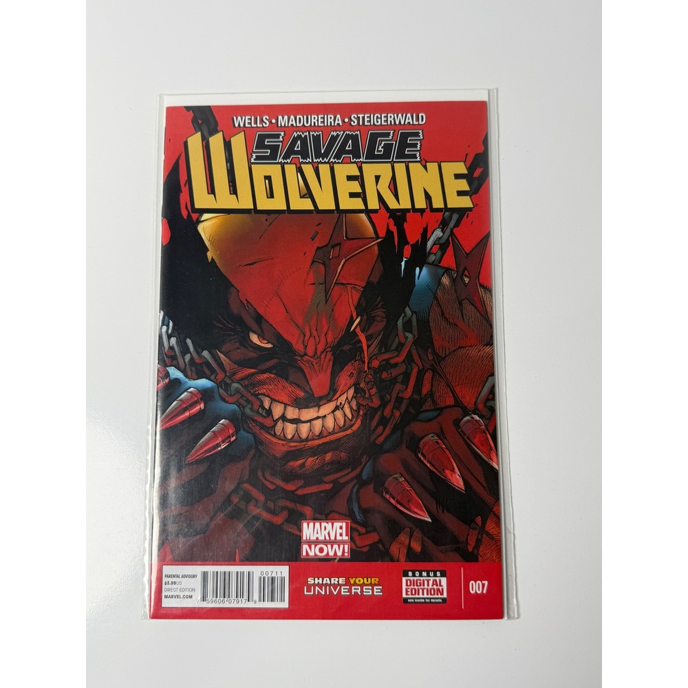 Savage Wolverine 7 2013 Marvel NOW Joe Madureira Cover Zeb Wells Killable Arc